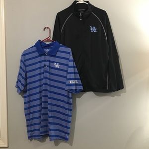 Kentucky Wildcats Polo and Jacket both size L