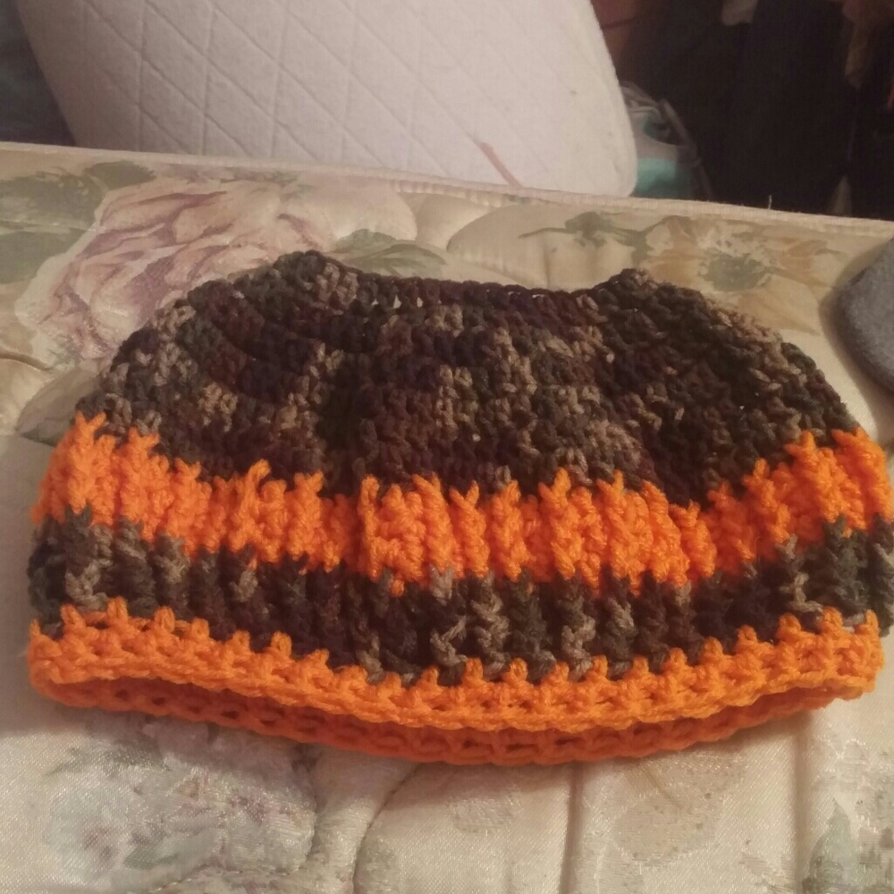 Messy bun hat