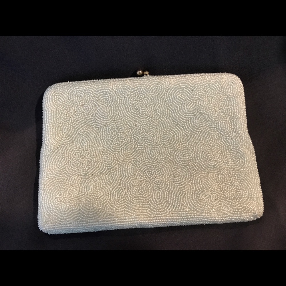 REDUCED SHIPPING! ELEGANT VINTAGE BEADED BAG ~ GREAT CONDITION