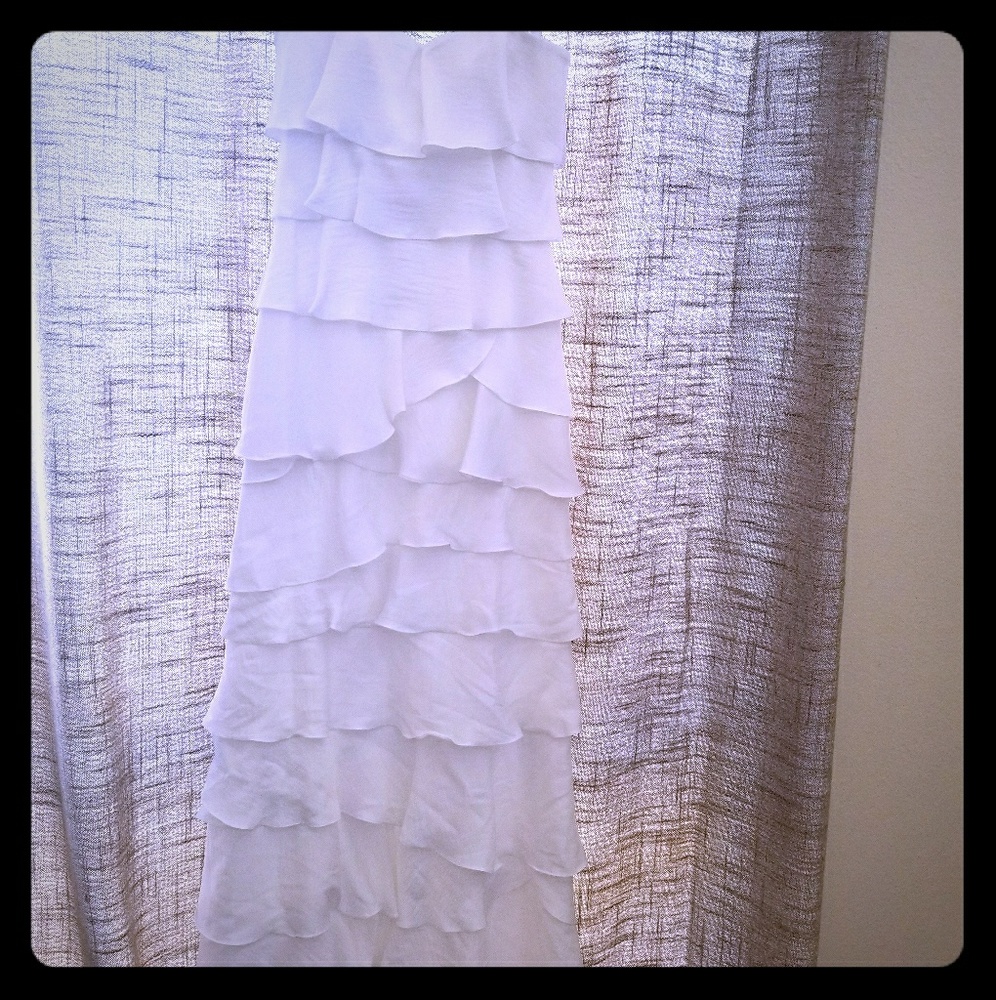 Bcbg white gown