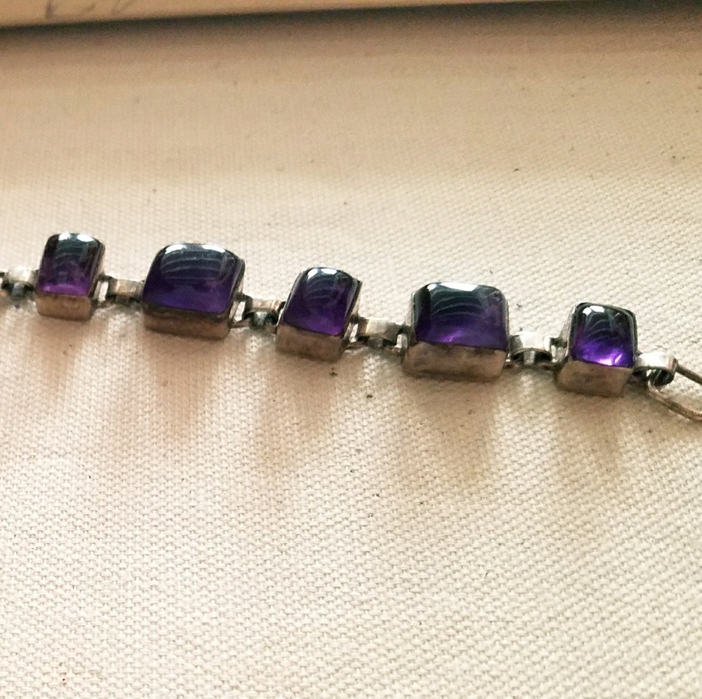 Amethyst bracelet