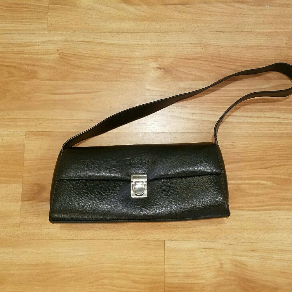 Cleo & Patek Paris Black Rectangular Shoulder Bag