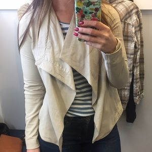 Vince Ecru leather jacket