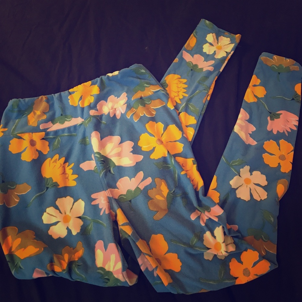 Floral leggings