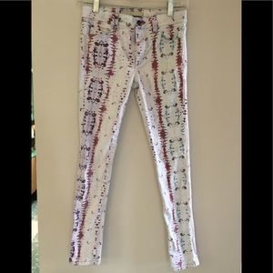 Joe's jeans limited edition tie-dye jeans