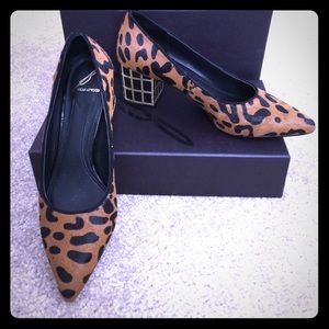 Brian Atwood leopard shoes