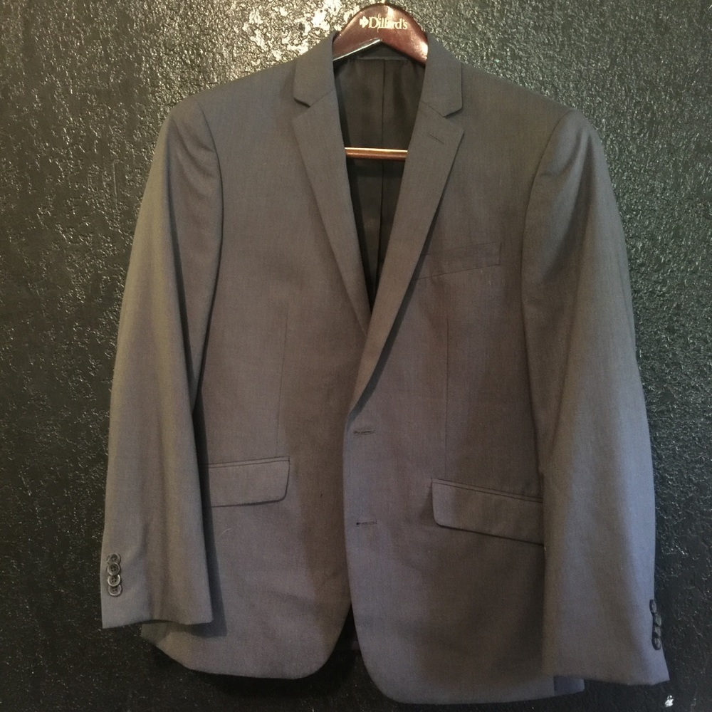 Men's Gray Kenneth Cole Reaction two-piece suit