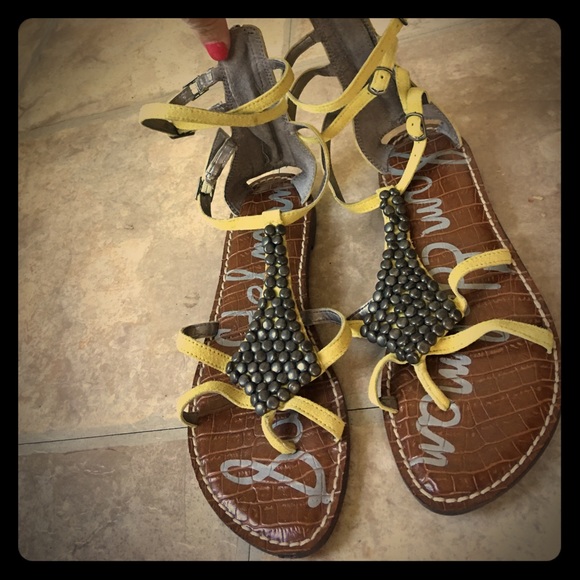 Sam Edelman Shoes - Sam Edelman "Ginger" Beaded Gladiator Sandal.