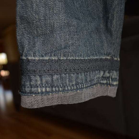 JONES WEAR JEANS  DENIM BLAZER - Picture 2 of 8