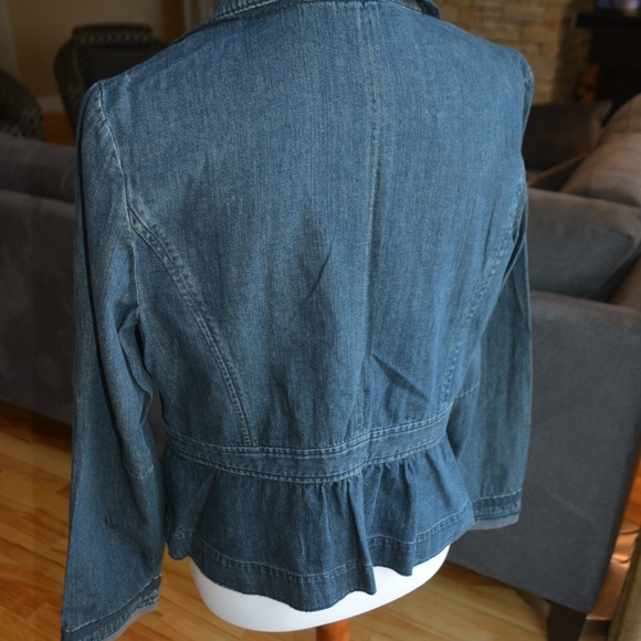 JONES WEAR JEANS  DENIM BLAZER - Picture 4 of 8