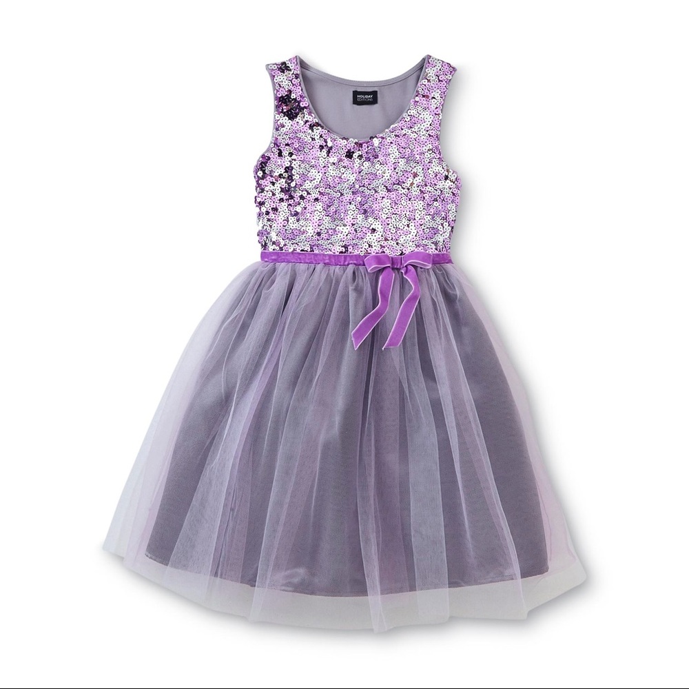 Holiday Editions Sleeveless Sequined Party Dress