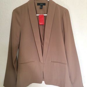 Taupe Brown Oversized Blazer