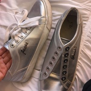 Silver Guess Shoes