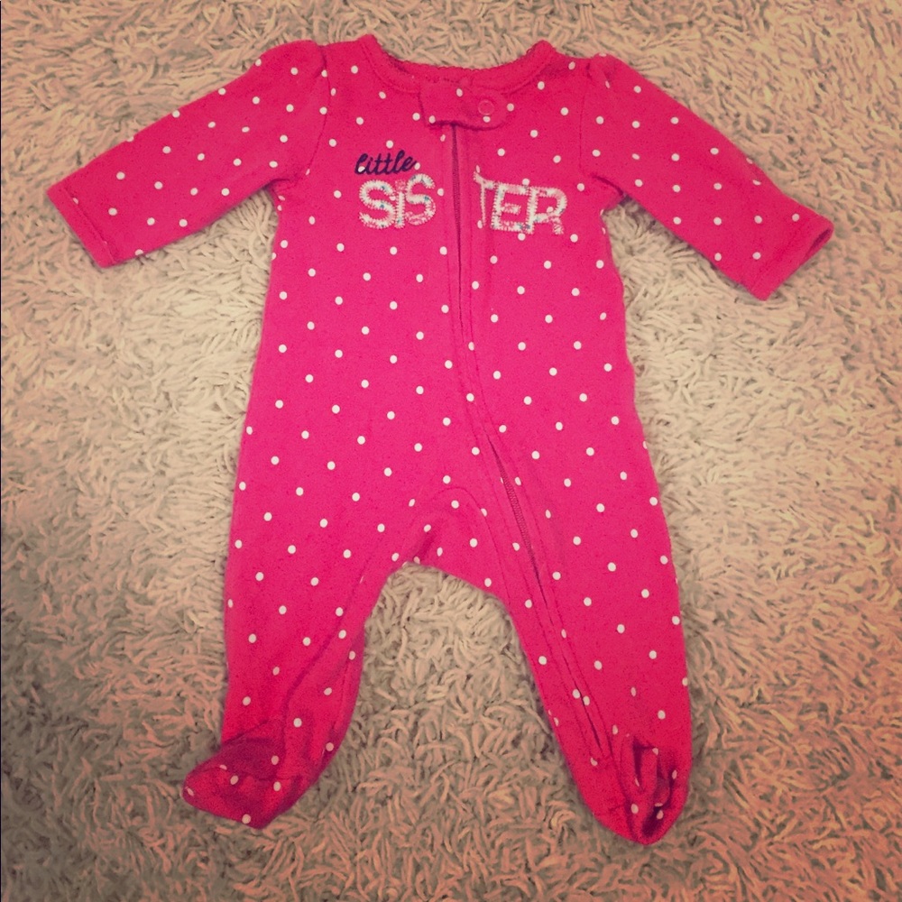 Infant girl NEWBORN sleeper