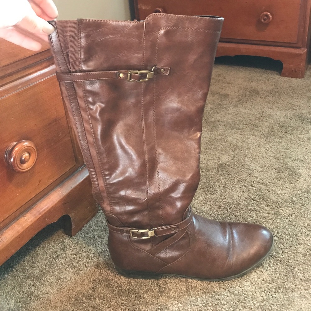 Wide Calf Riding Boots