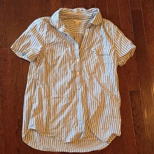 J. Crew Factory short sleeve popover size M EUC