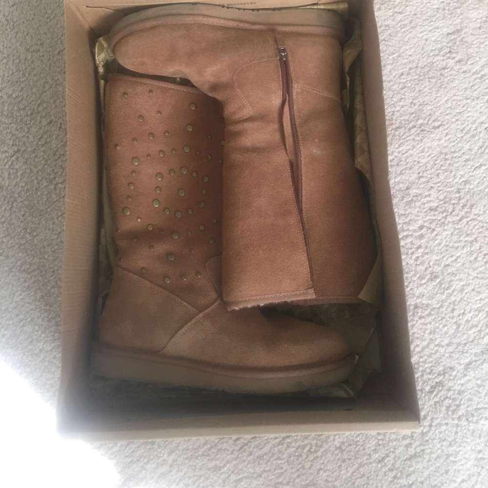 Chestnut tall ugg boots