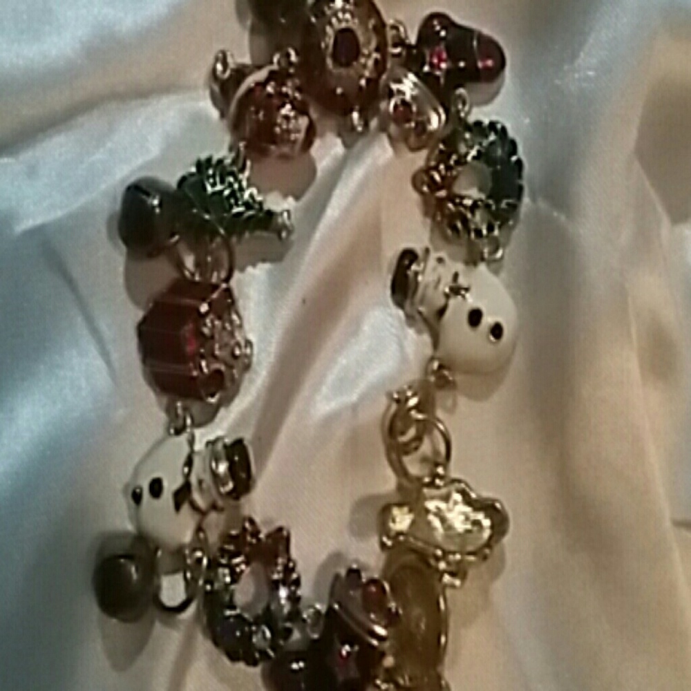 A Christmas bracelet new without tags