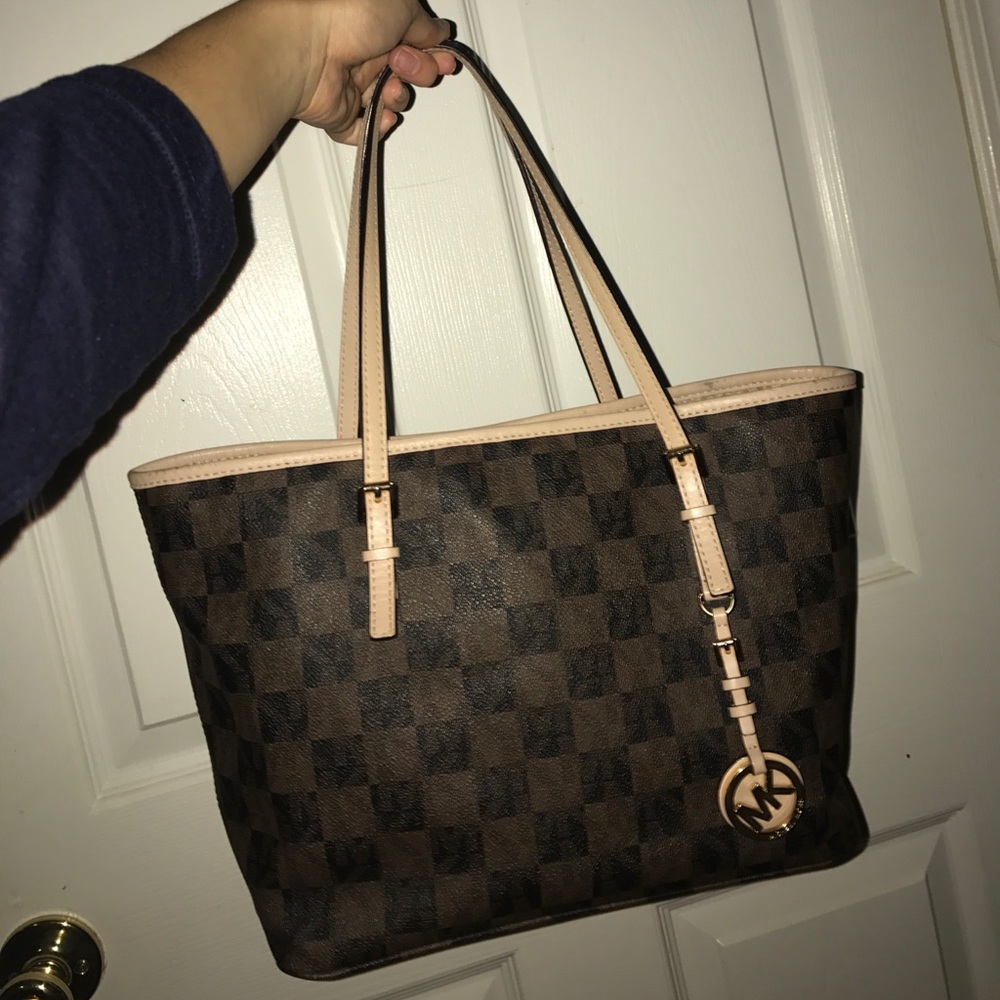 Checkered Michael Kors bag