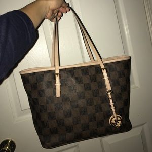 Checkered Michael Kors bag