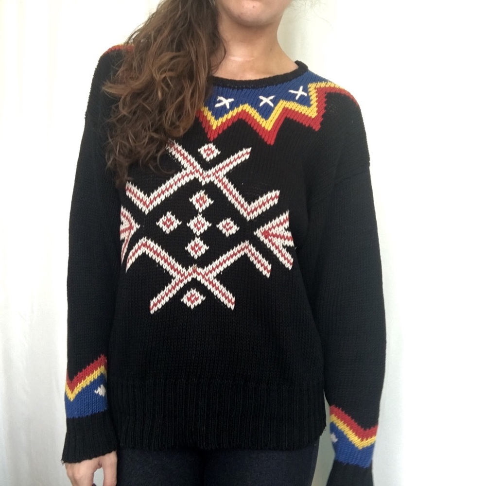 Liz Sport Petite Vintage Sweater size P