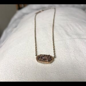 kendra scott necklace elisa rose gold