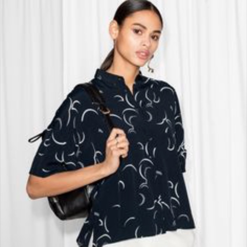 Other stories button down blouse