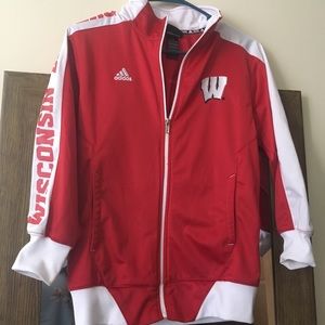 Adidas Wisconsin zip up