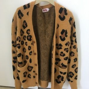 Leopard print cardigan