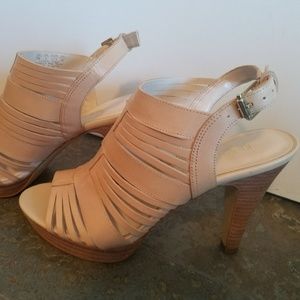 Franco Sarto Nude Heels Size 7
