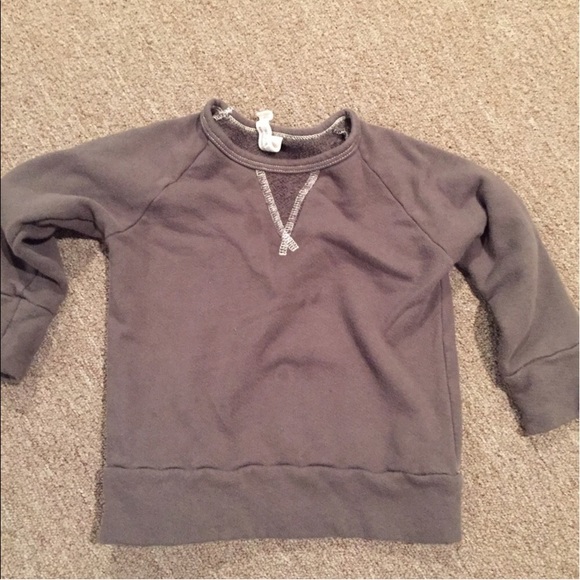 faded black sweatshirt