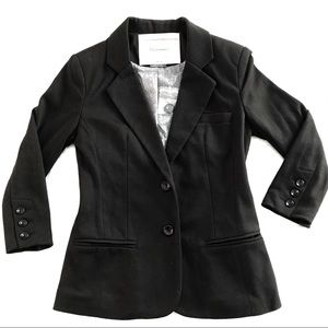 Anthropologie x Cartonnier Chambray Lined Blazer