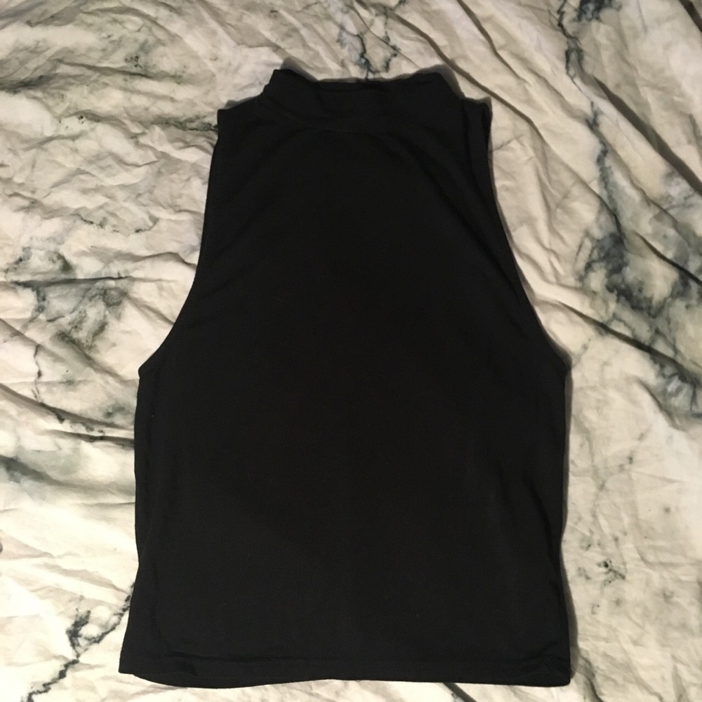 Black tank top