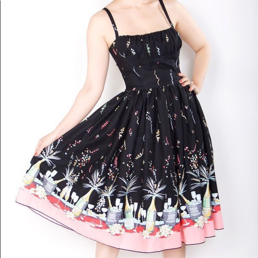 Bernie Dexter Champagne Paris dress