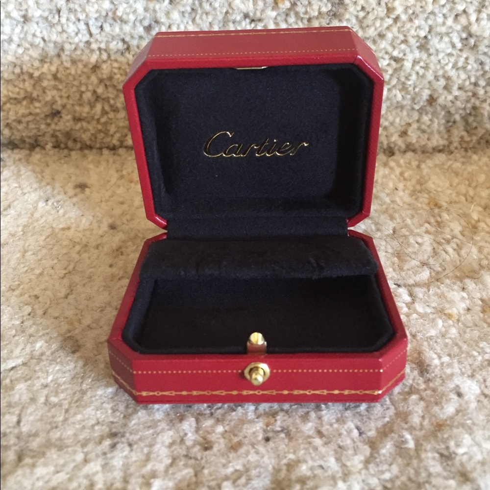 Authentic CARTIER earring box