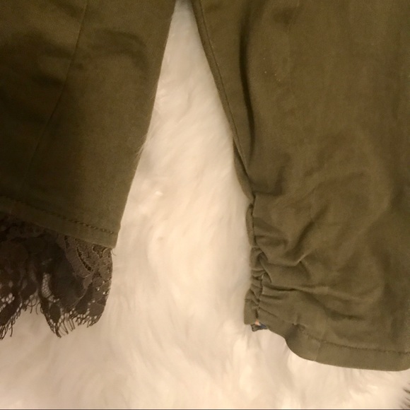 Princess Vera Wang Olive Military Lace Blazer-M - Picture 5 of 7