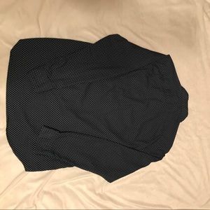 Banana Republic casual navy blue button-down shirt