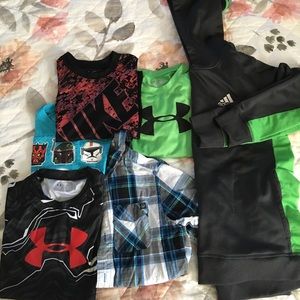 Boys Lot UA Nike Adidas