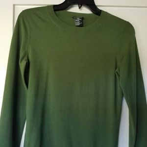Theory Green Sweater
