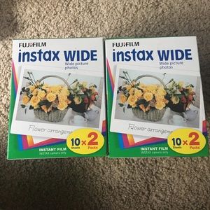 2 Boxes Fujifilm Instax Wide Film Total 40 photos!