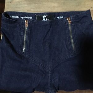 RG 73 jeans mid rise zip up fronts size 29