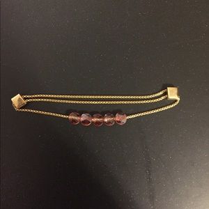 Alex and Ani 14k plated pull chain bracelet