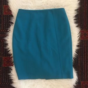 Aqua Halogen Pencil Skirt