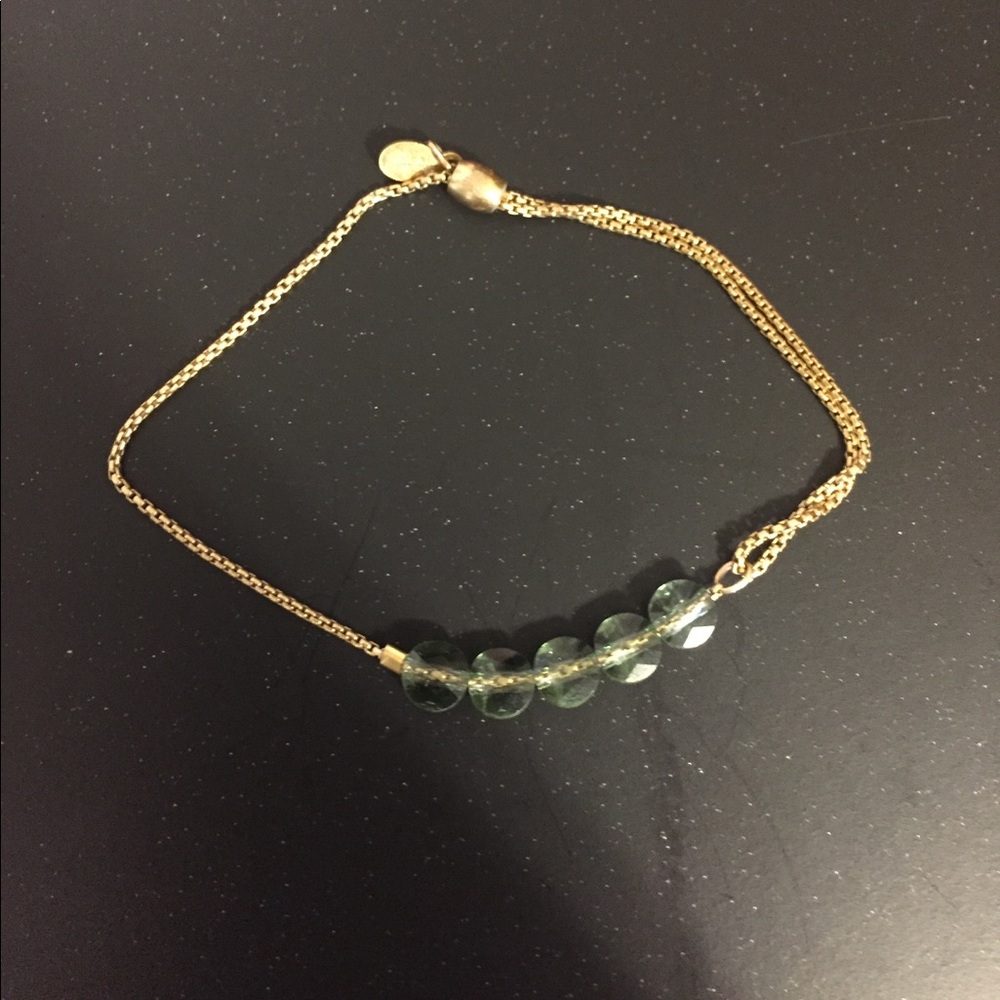 Alex and Ani 14k plated pull chain bracelet