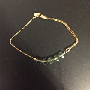 Alex and Ani 14k plated pull chain bracelet