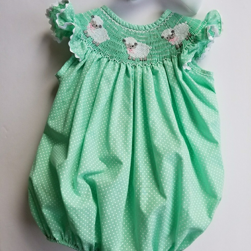 Classic Whimsy EUC Smocked Bubble
