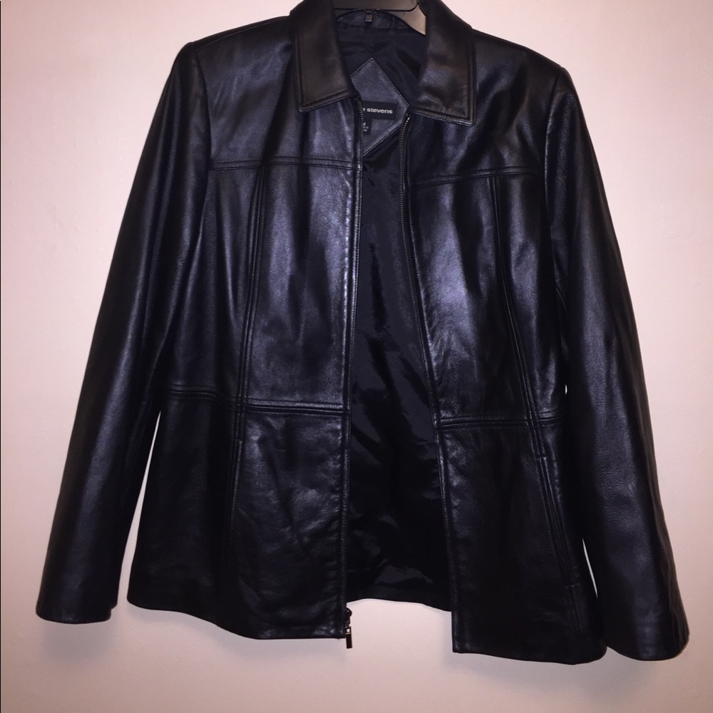 Women's leather jacket