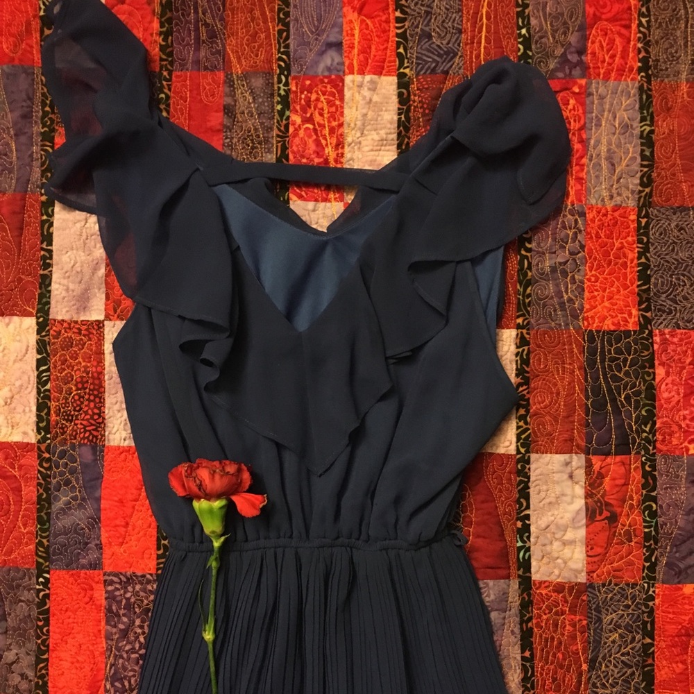 Simply layered Women’s Navy Blue Dress