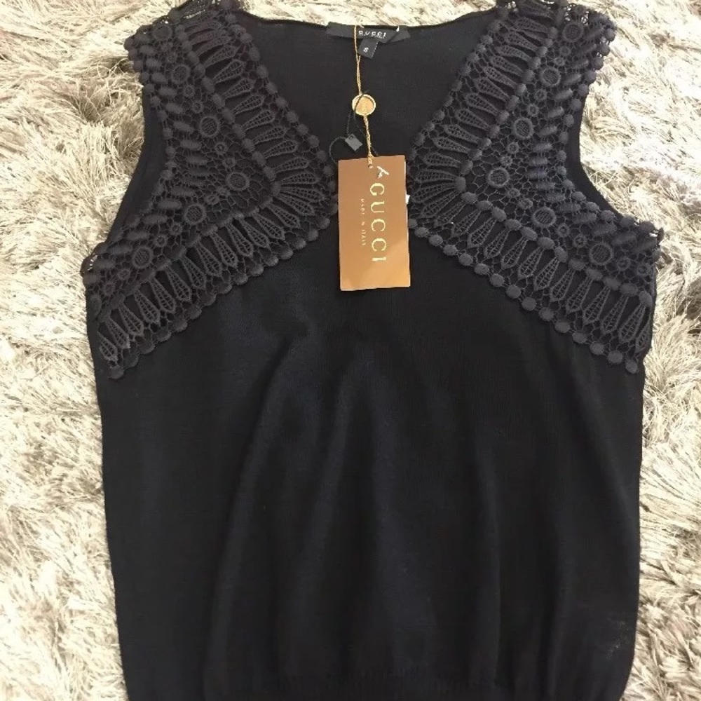 Gucci wool tank top