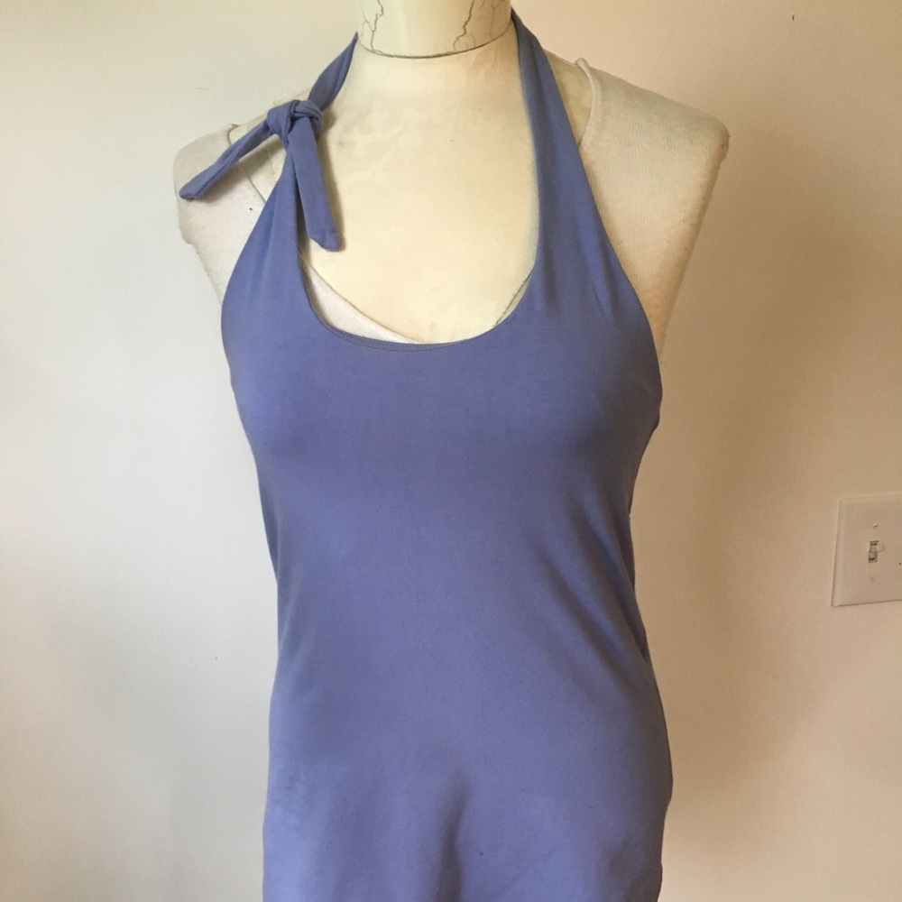 MeSheeky lavender yoga halter top